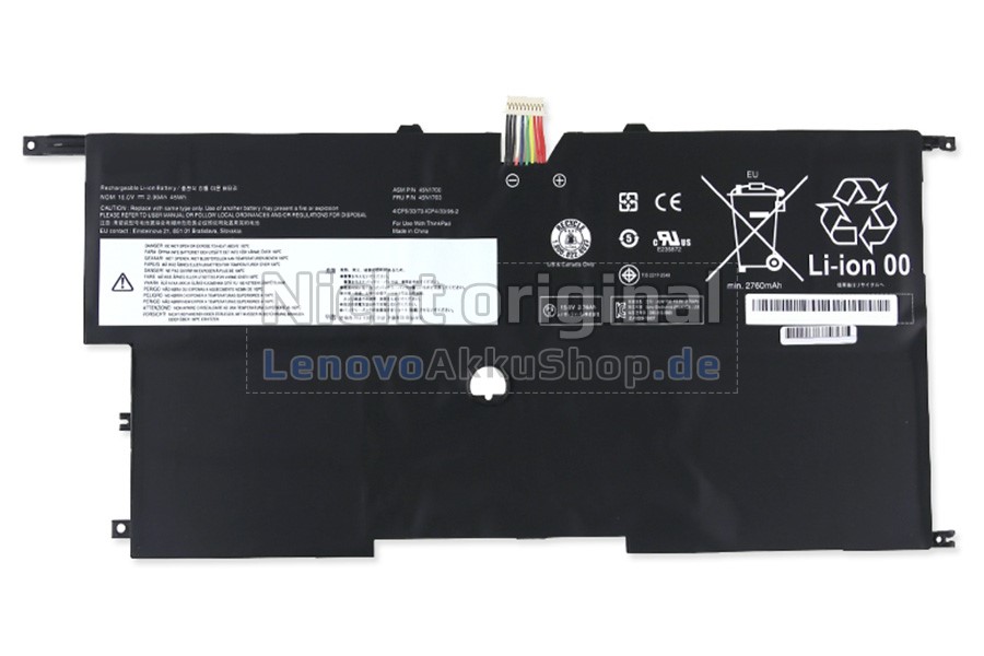 Hochwertige Akku für Lenovo ThinkPad X1 CARBON 20A7