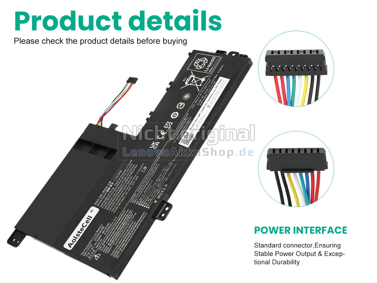 Hochwertige Akku für Lenovo L15L2PB1(2ICP6/55/90)