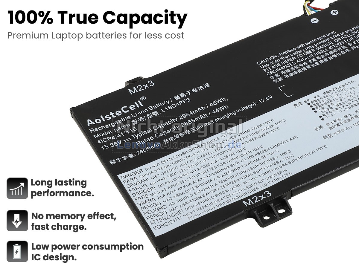 Hochwertige Akku für Lenovo IdeaPad C340-14IML-81TK00DWGM