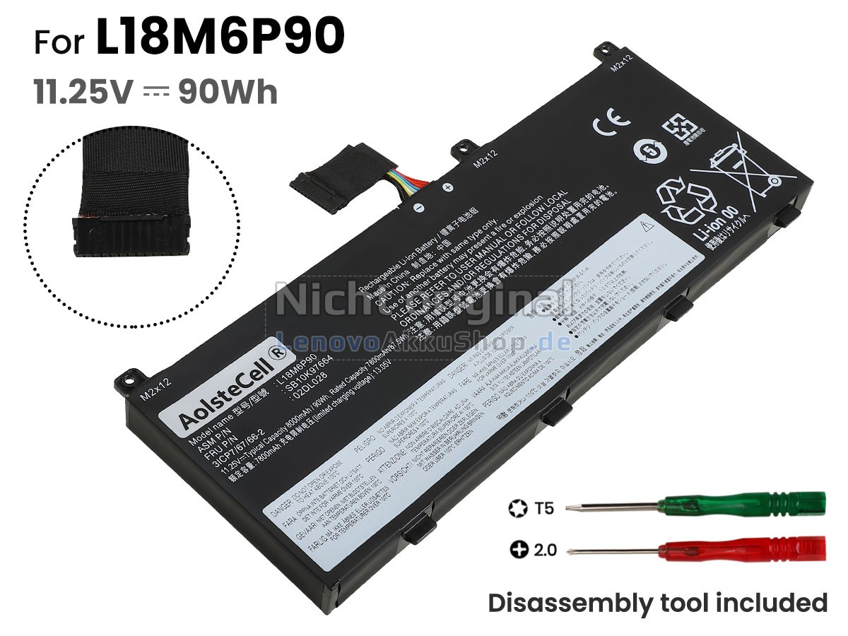 Hochwertige Akku für Lenovo ThinkPad P53-20QN0007MS