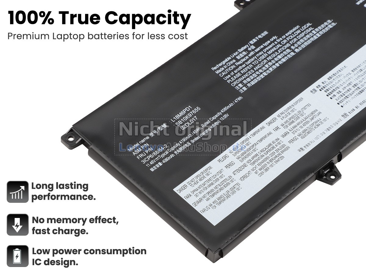 Hochwertige Akku für Lenovo ThinkPad X390-20Q1