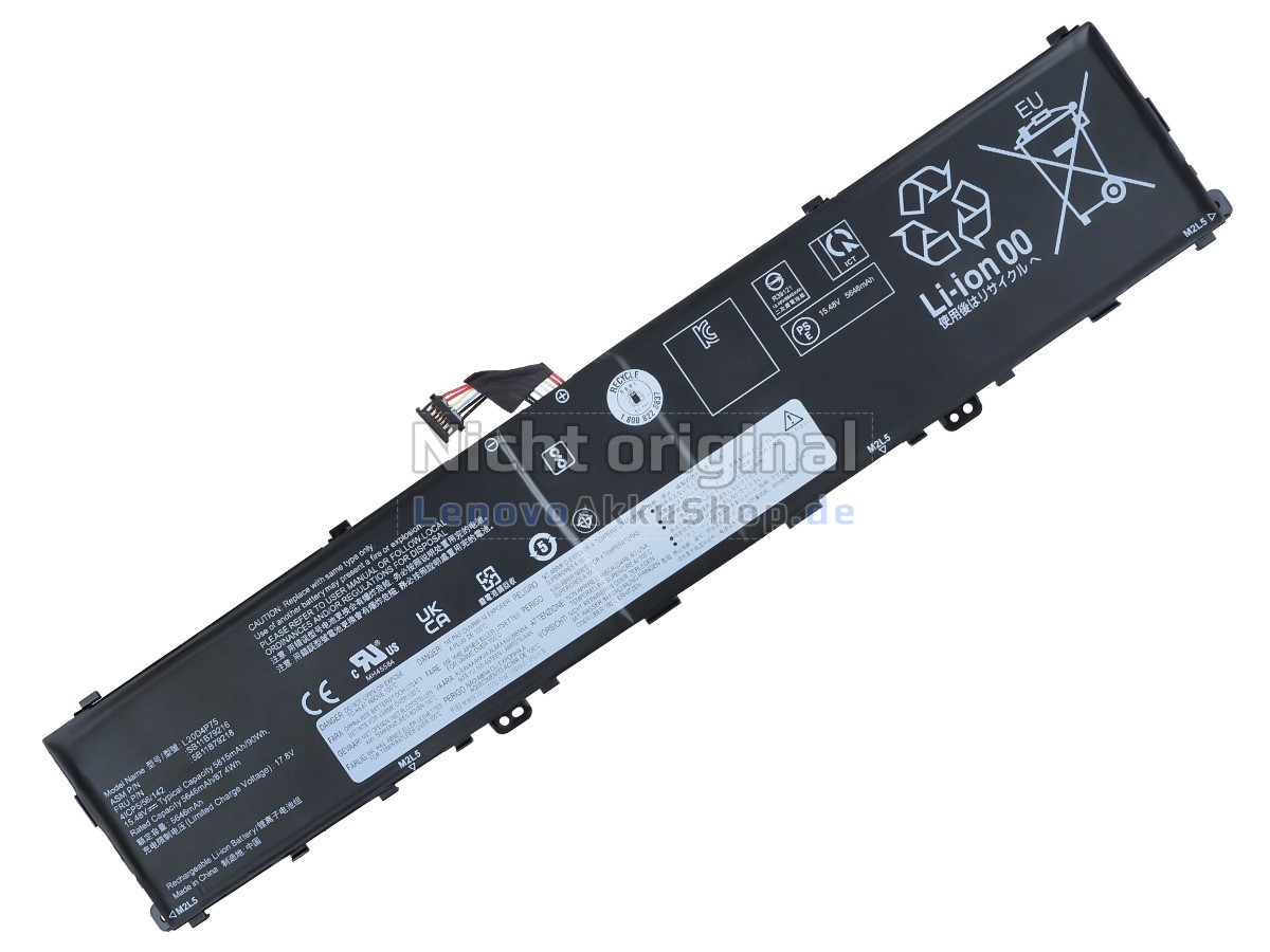 Hochwertige Akku für Lenovo ThinkPad X1 EXTREME GEN 4-20Y5001RMZ