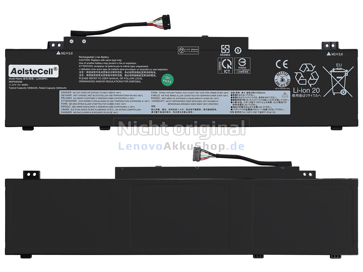 Hochwertige Akku für Lenovo IdeaPad SLIM 5 14AKP10-83HX008YGE