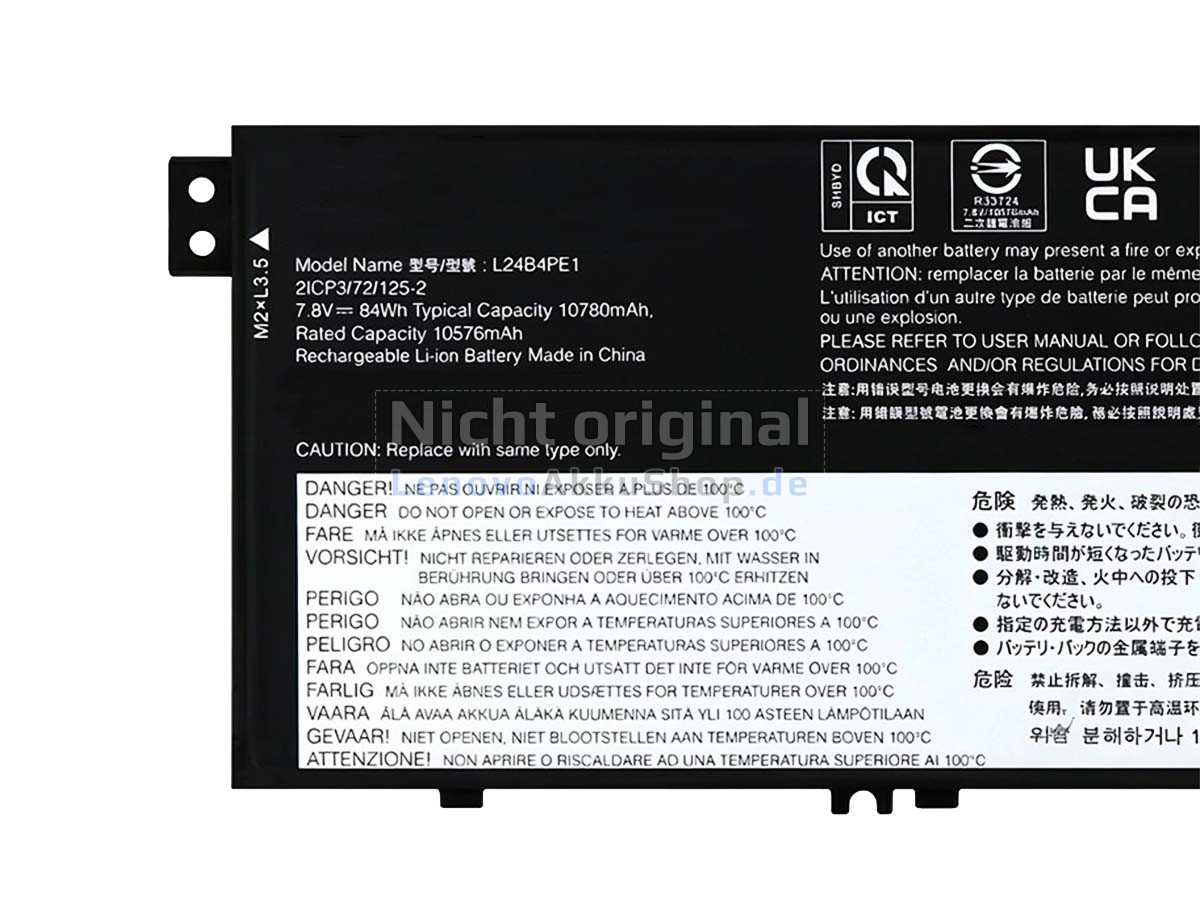 Hochwertige Akku für Lenovo L24C4PE1
