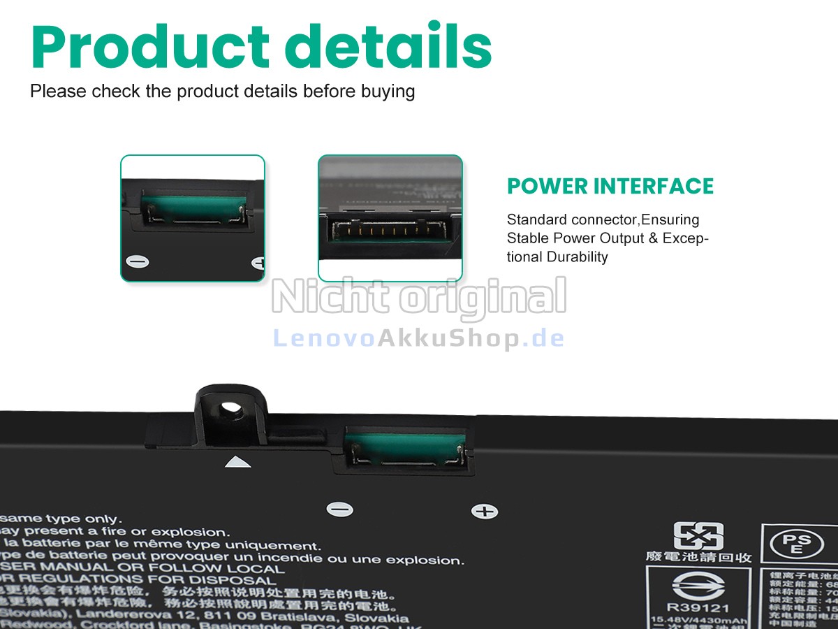 Hochwertige Akku für Lenovo IdeaPad SLIM 5 15ARP10-83J30050FR