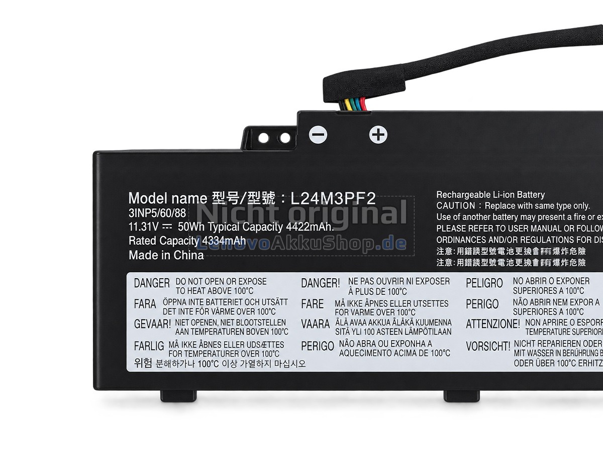 Hochwertige Akku für Lenovo L24B3PF2