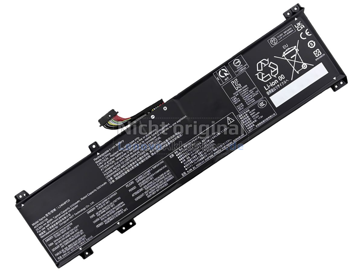 Hochwertige Akku für Lenovo LEGION 5 15AKP10-83F10039RK