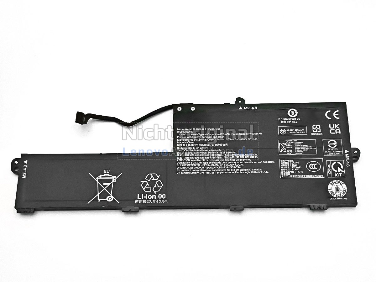 Hochwertige Akku für Lenovo L24X3PG3