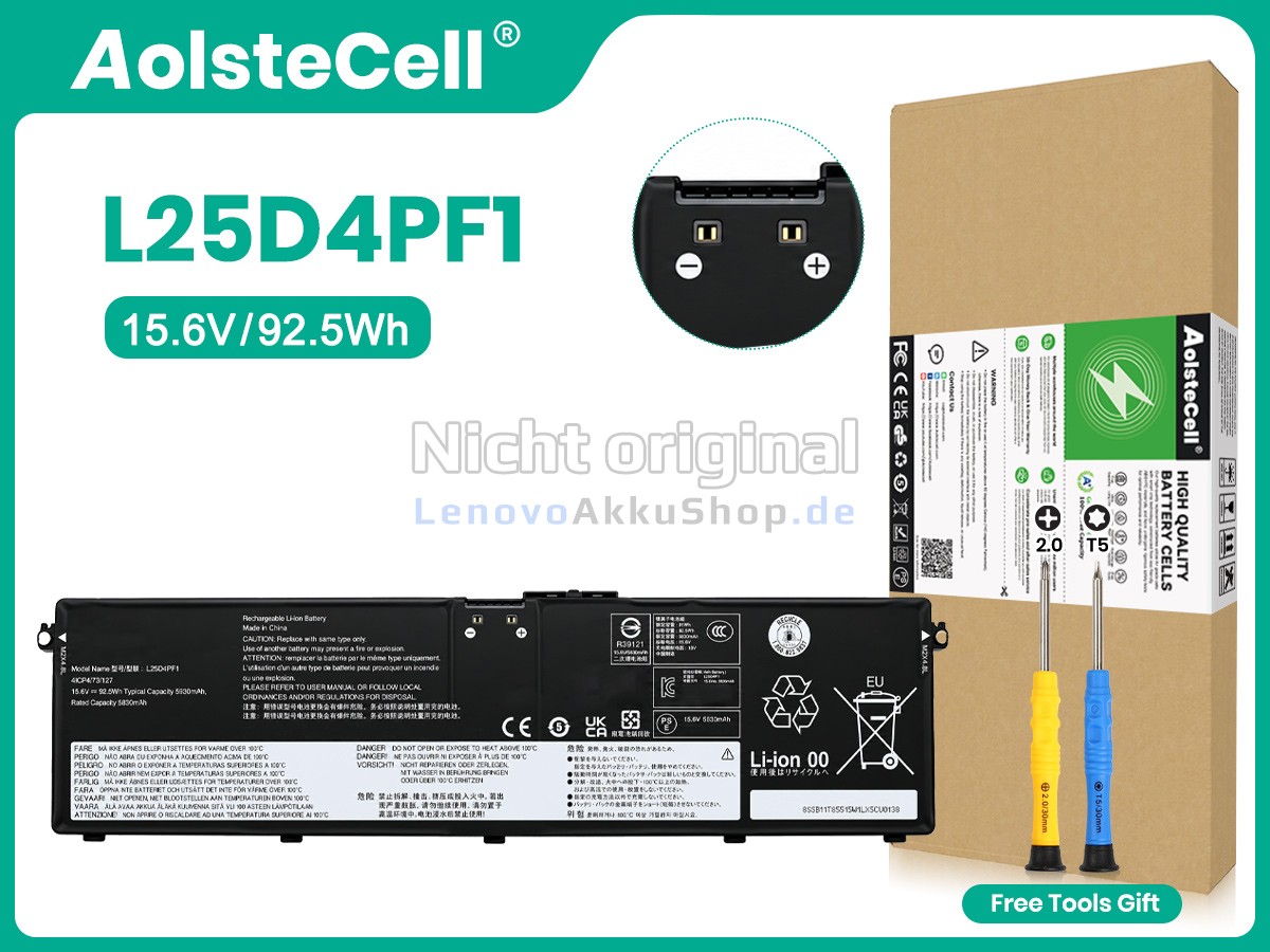 Hochwertige Akku für Lenovo 5B11T85513